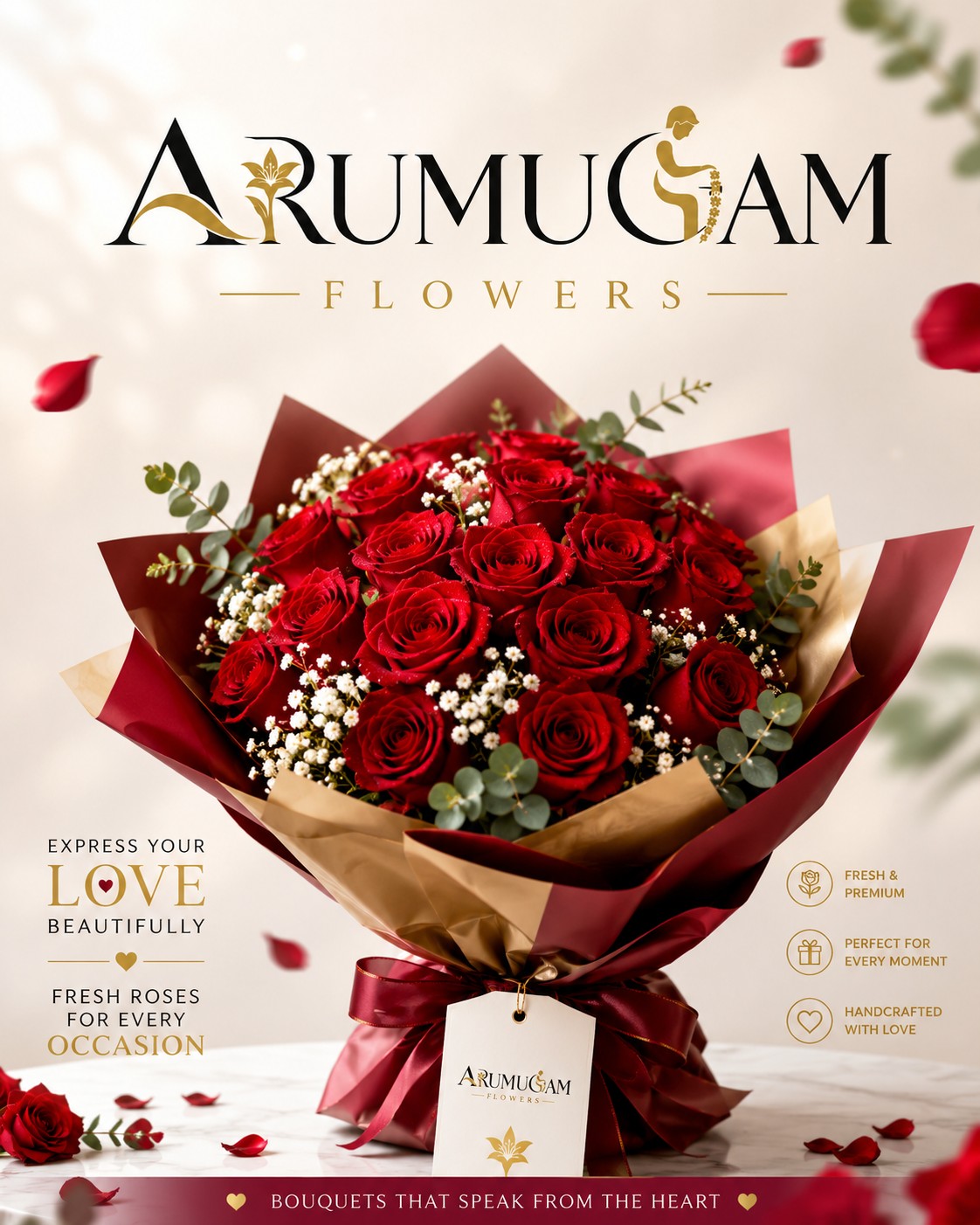 Premium sunflower bouquet